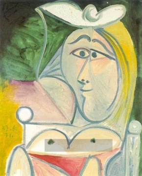 Bust of Woman 3 1971 cubism Pablo Picasso Ölgemälde